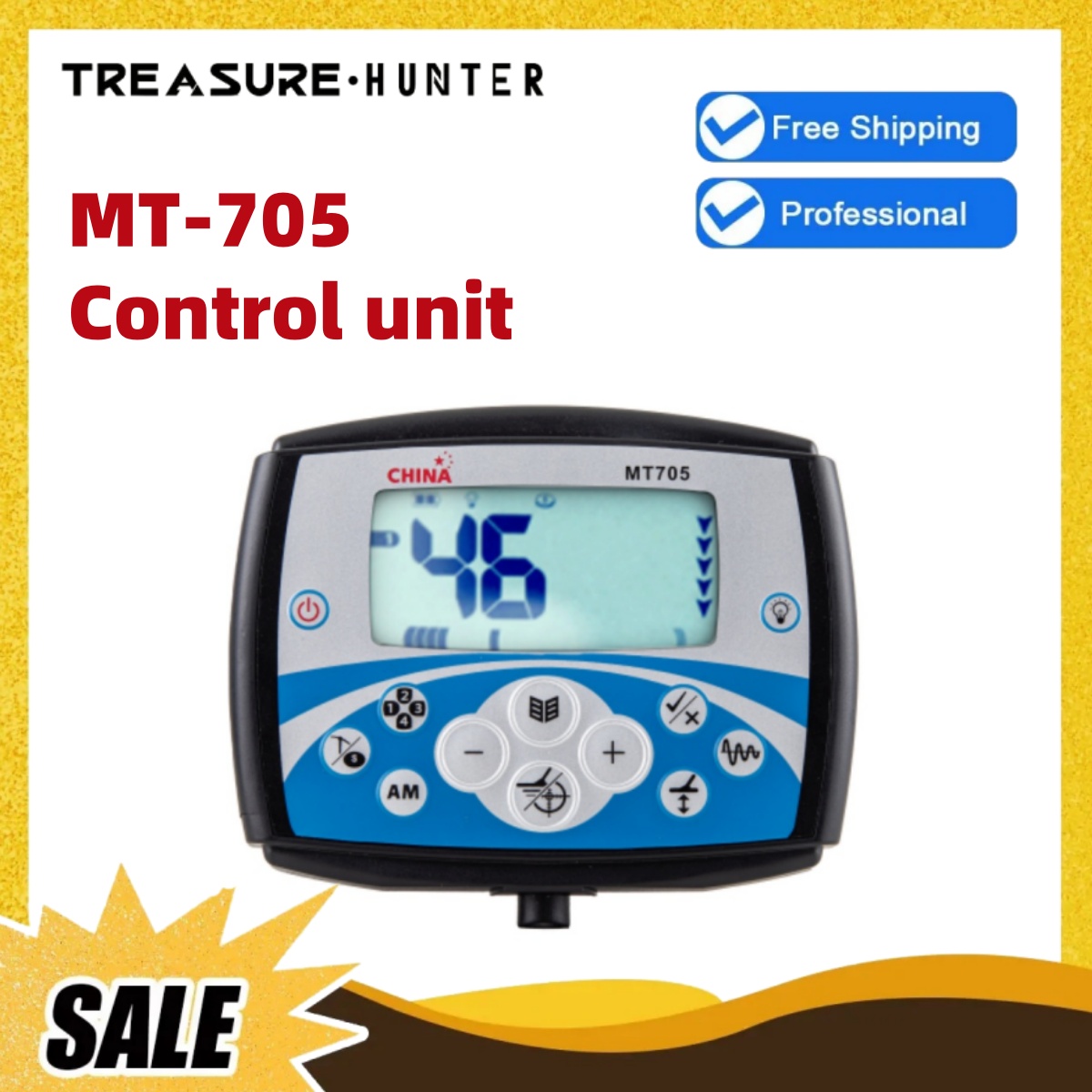 Underwater Metal Detector Waterproof - Только блок управления металлоискателем Treasure Hunter