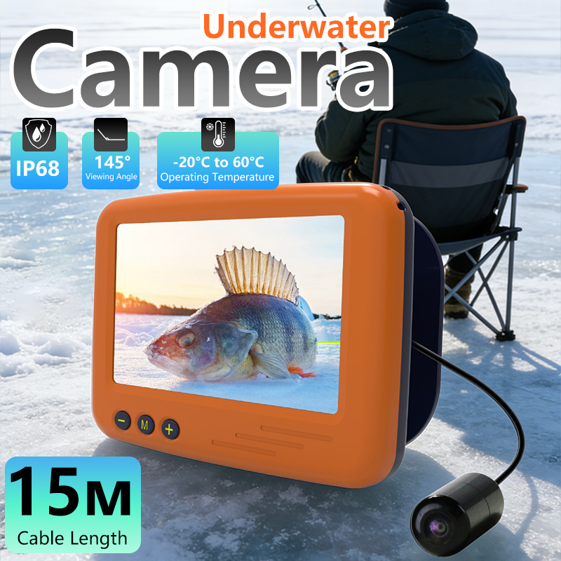 Underwater Fishing Camera 4K - Подводная камера для рыбалки с 4,3-дюймовым