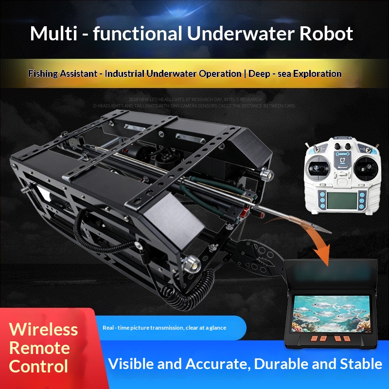 Подводный робот-дрон для рыбал – обзор и цена Underwater Drone With Robotic Arm
