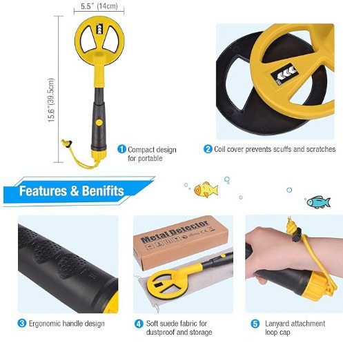 MD790 Полностью водонепроницае – обзор и цена Underwater Metal Detector Waterproof