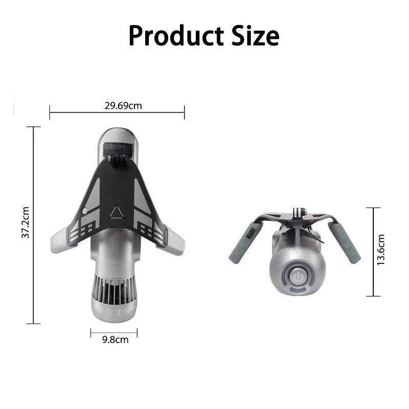 Подводный скутер 600 Вт, IP68, – обзор и цена Underwater Scooter Sea Scooter