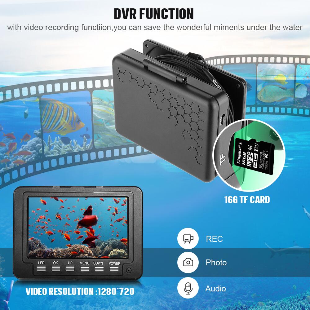Подводная рыболовная камера  - – обзор и цена Underwater Fishing Camera 4K