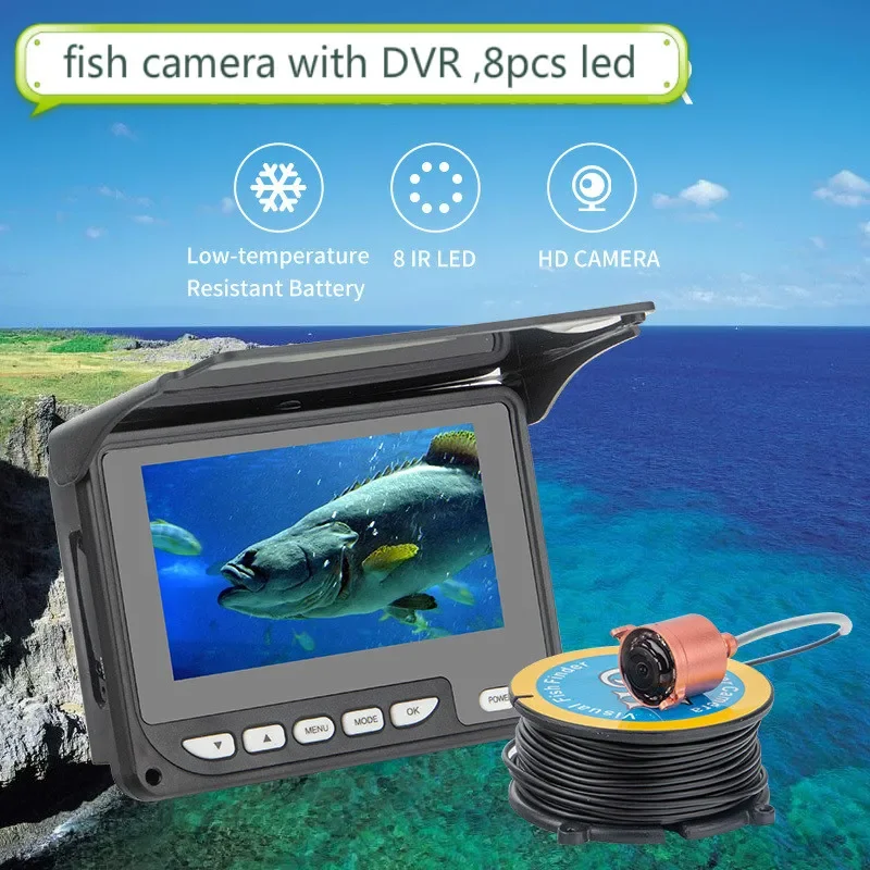 Широкоугольная камера для подв – обзор и цена Underwater Fishing Camera 4K