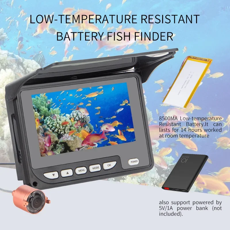 Широкоугольная камера для подв – обзор и цена Underwater Fishing Camera 4K