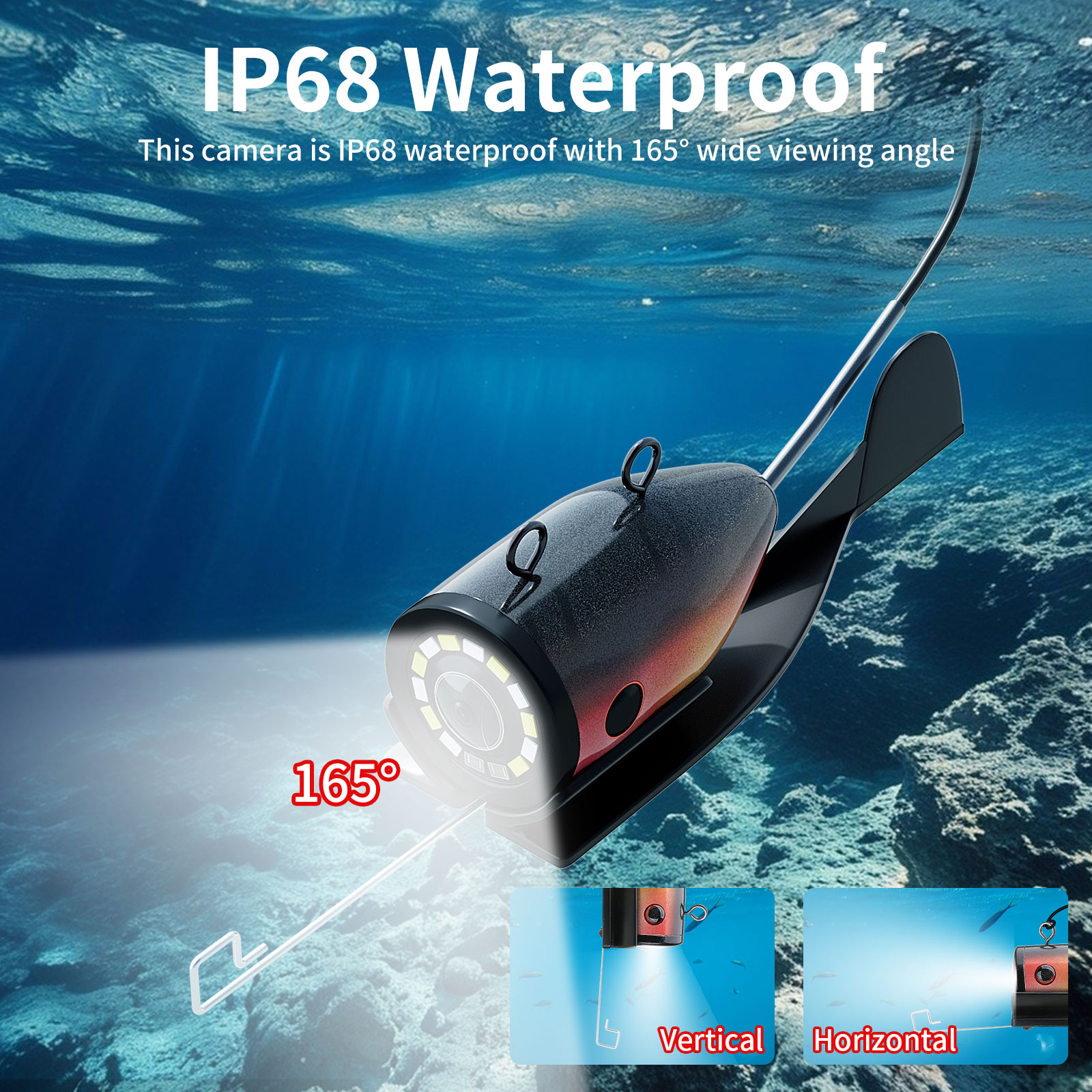 Подводная камера для рыбалки - – обзор и цена Underwater Fishing Camera 4K