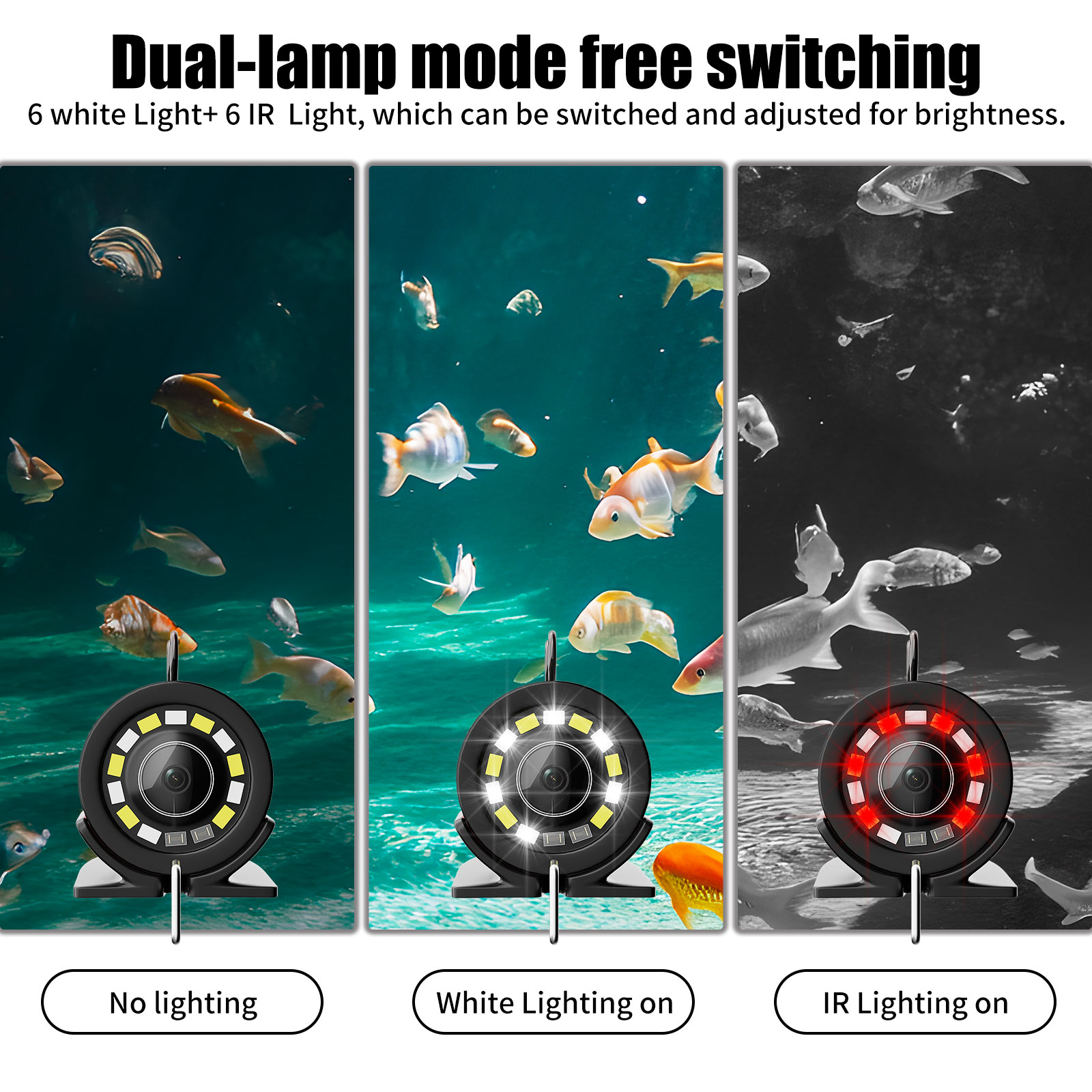 Подводная камера для рыбалки - – обзор и цена Underwater Fishing Camera 4K