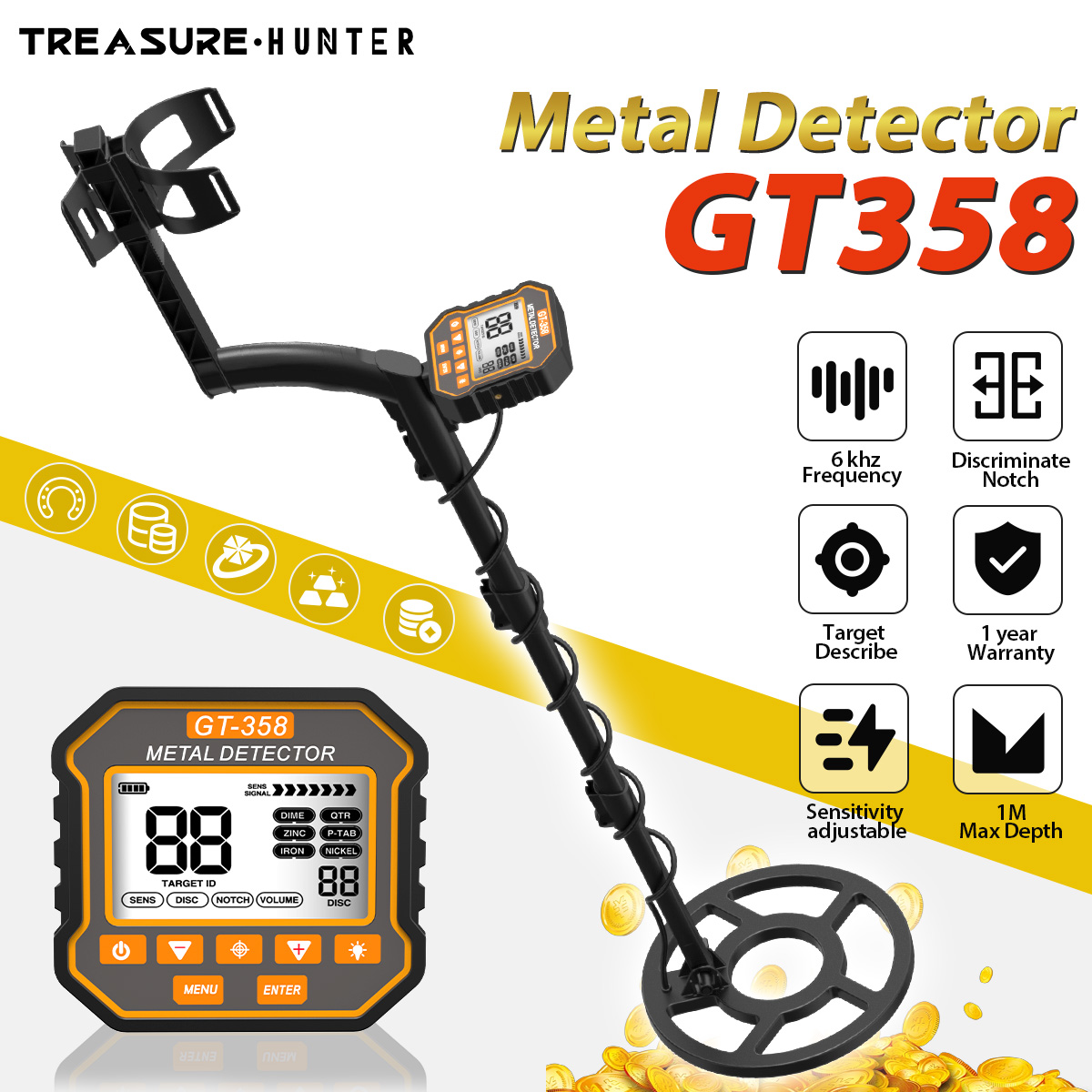 Охотник за сокровищами металло – обзор и цена Underwater Metal Detector Waterproof