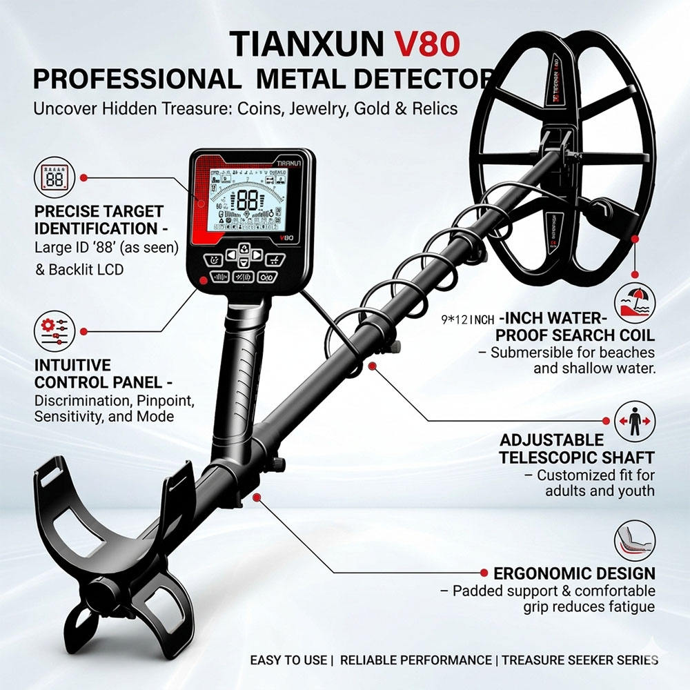 Многочастотный металлоискатель – обзор и цена Underwater Metal Detector Waterproof