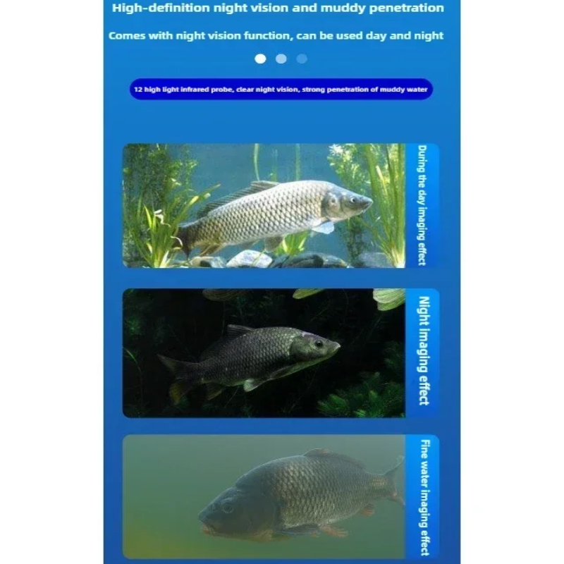 Подводная камера для рыбалки с – обзор и цена Underwater Fishing Camera 4K